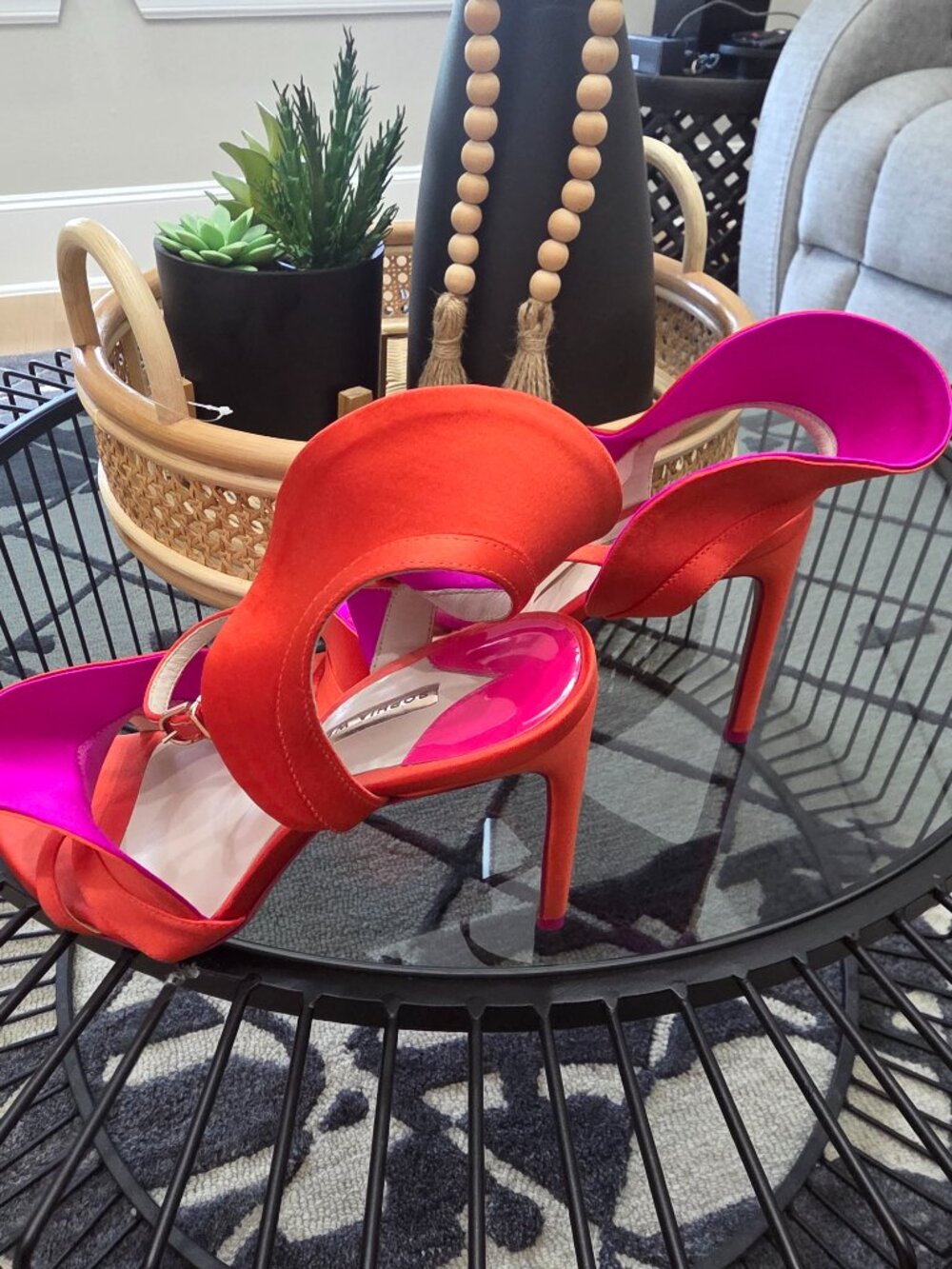Sophia Webster Satin Heels Size 39 - Picture 3 of 8